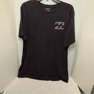 Vintage Y2K Billabong Tailored Fit Graphic T-Shirt Size XL Black